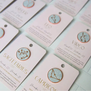 Zodiac Keepsake Pins