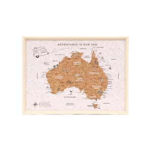 Caravan Australia Travel Map