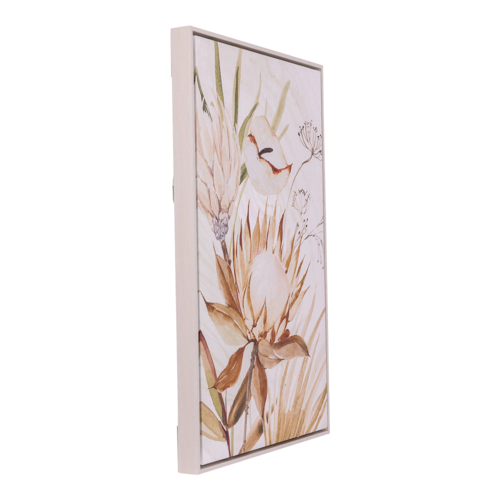 Palm Cove Flora Framed Canvas 94x64