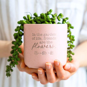 Positive Ceramic Verse Pot