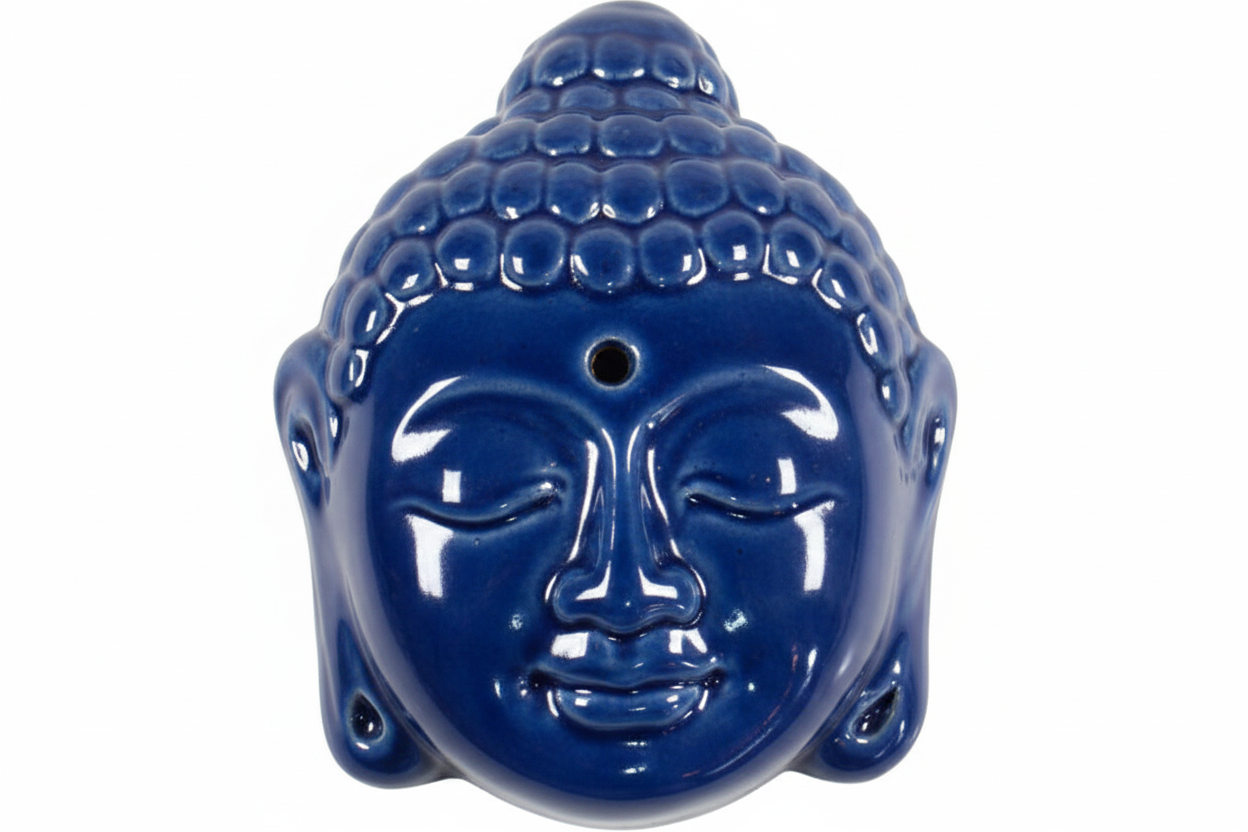 Small Buddha Head Incense Holder