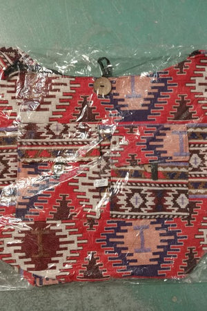 Dhurry Aztec Bag With Pockets
