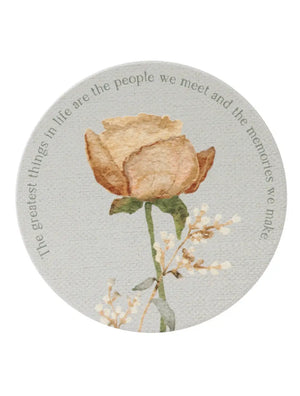 Rustic Meadow Ceramic Coaster