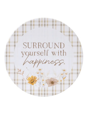 Rustic Meadow Ceramic Coaster
