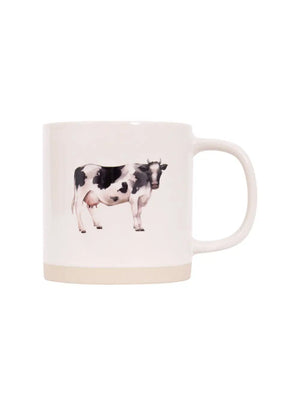 Rustic Meadow Diary Cow Mug