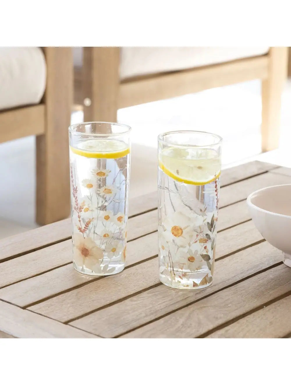 Set Of 2 Hi-Ball Glasses- Rust Meadows