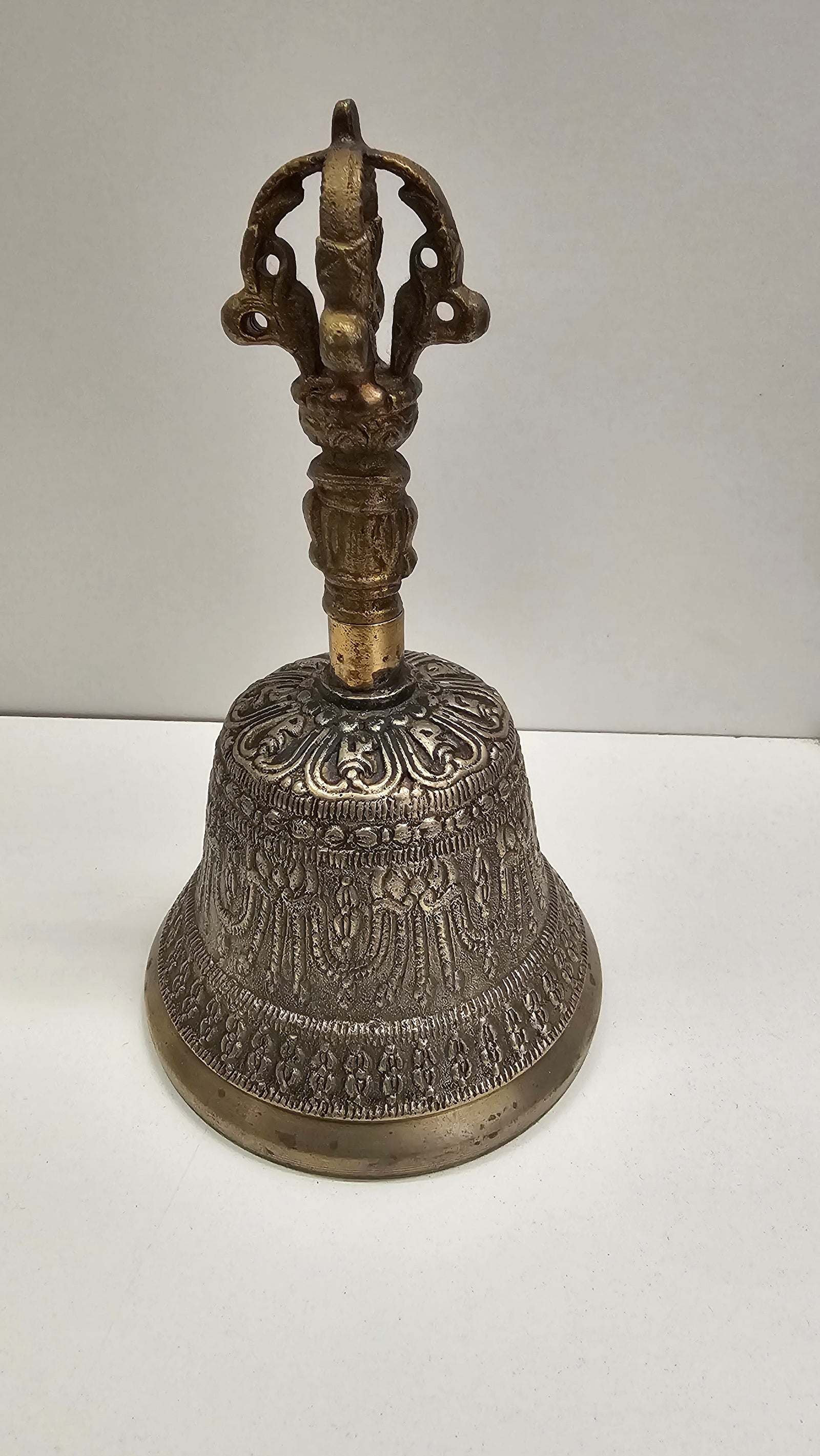 TIBETAN OM BRASS BELL