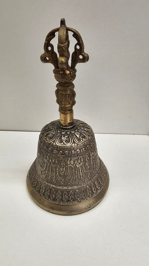 TIBETAN OM BRASS BELL