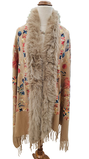 #Scarf Wrap With Fur