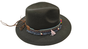 Santa Fe Felt Shell Band Hat