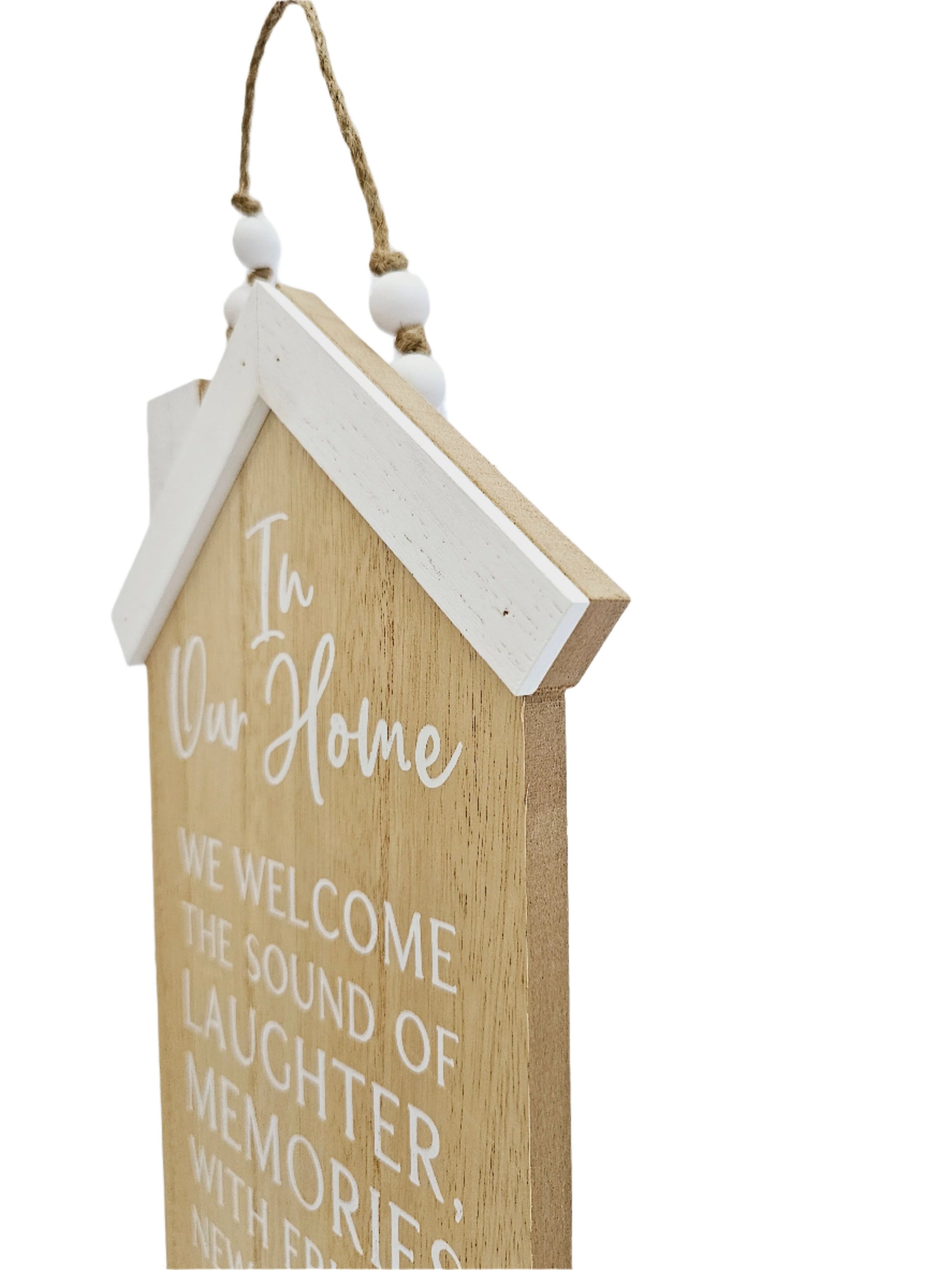 LARGE HOUSE WOOD SIGN