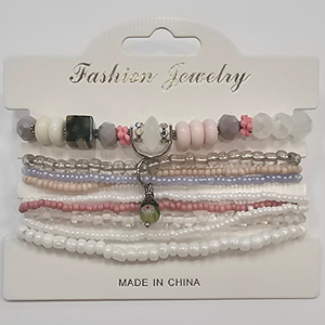 Elastic Bracelet Set - Abstract Dice