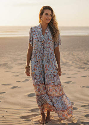 🌟SALE - Katrina Ruffle Maxi Dress
