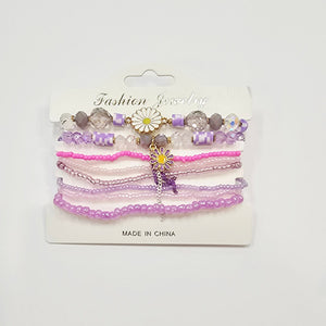 Elastic Bracelet Set - Pretty Pastels