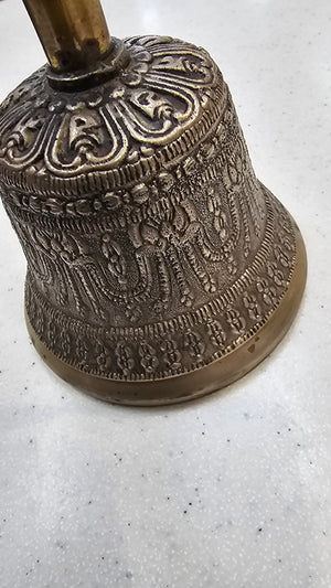 TIBETAN OM BRASS BELL