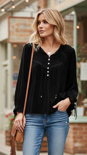 Elle Long Sleeve Blouse