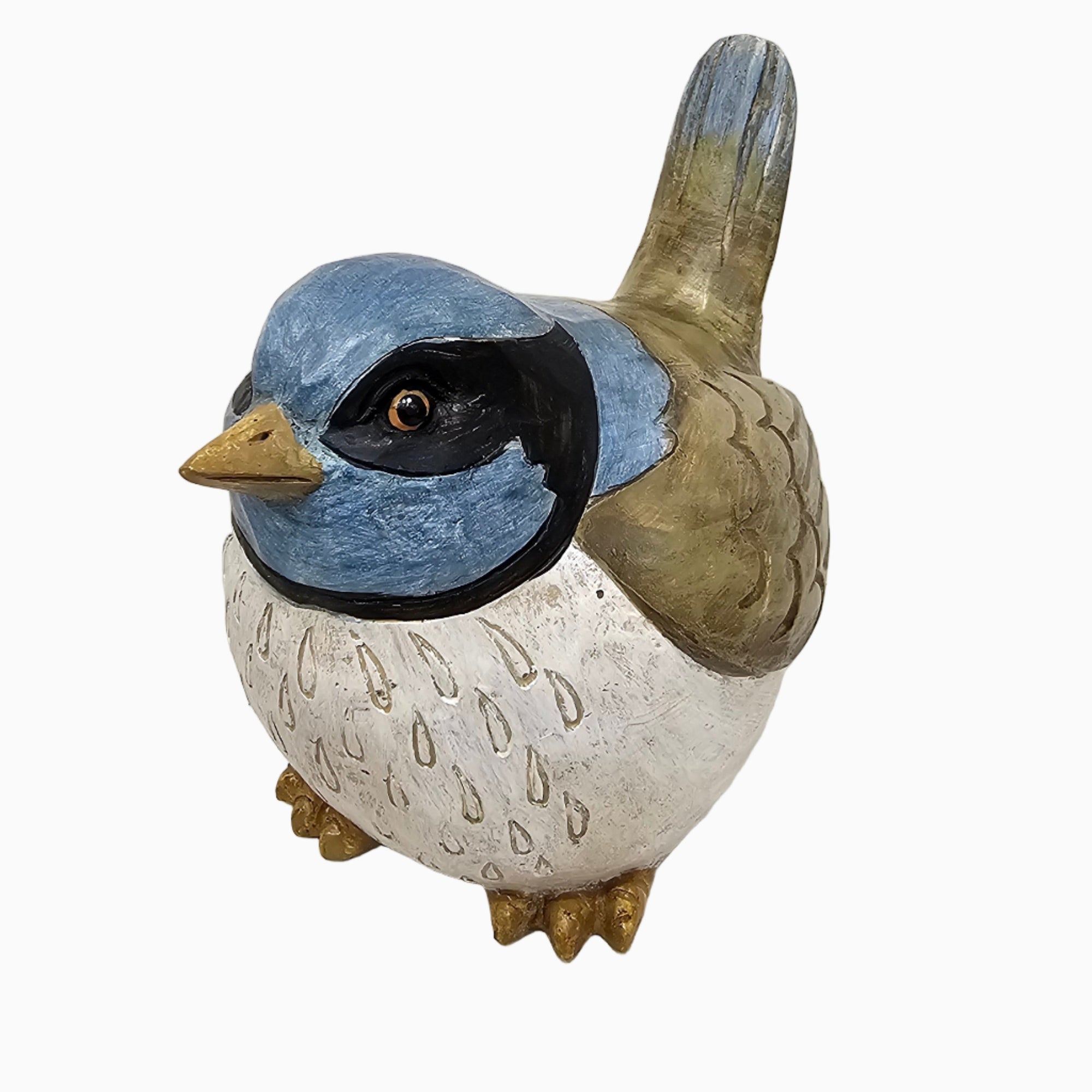 Coloured Large Resin Bird