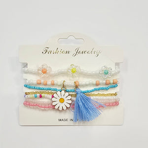 Elastic Bracelet Set - Pretty Pastels