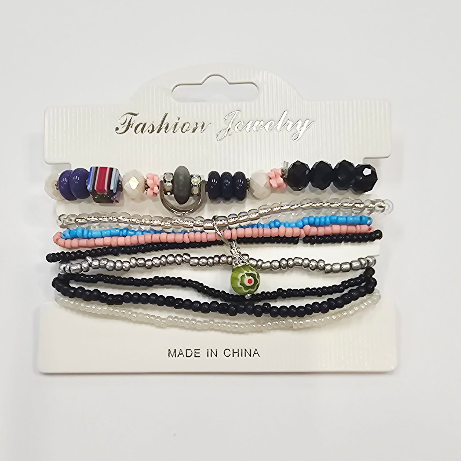 Elastic Bracelet Set - Black Betty