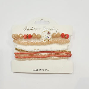 Elastic Bracelet Set - Pretty In Pink