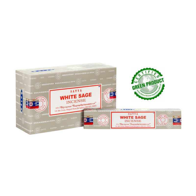 Satya White Sage Incense Sticks 15g