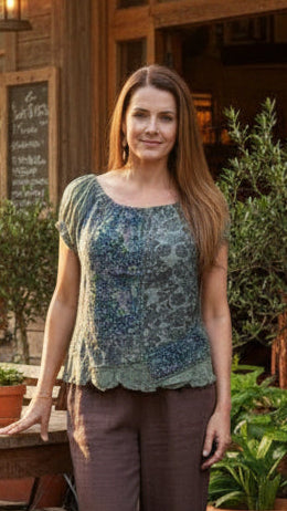 #Floral Romance Top