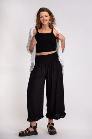 Sally Long Pants with Frill Cuff