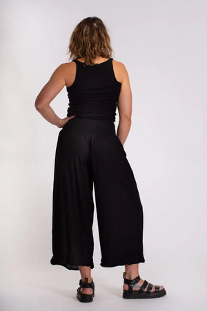 Sally Long Pants with Frill Cuff