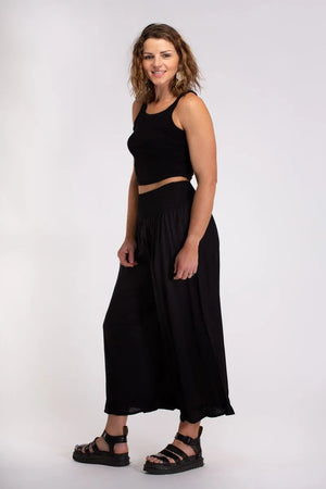 Sally Long Pants with Frill Cuff
