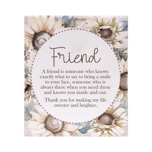 Saddle & Bloom Ceramic Verse