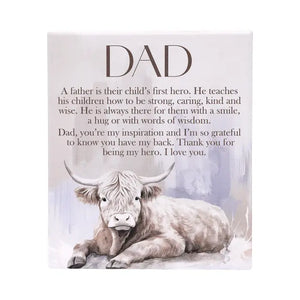 Saddle & Bloom Ceramic Verse