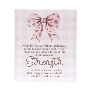 Saddle & Bloom Ceramic Verse