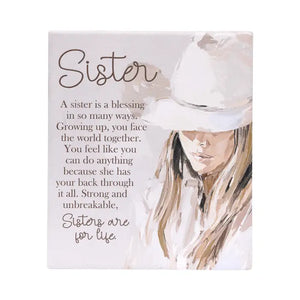 Saddle & Bloom Ceramic Verse