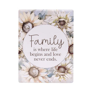 Saddle & Bloom Ceramic Magnet