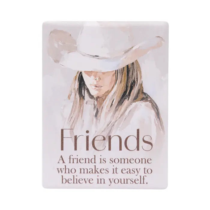 Saddle & Bloom Ceramic Magnet