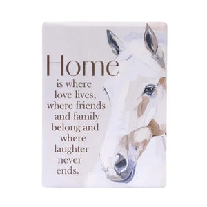 Saddle & Bloom Ceramic Magnet
