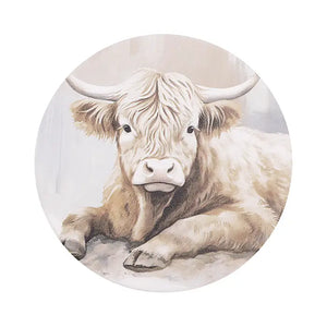 Saddle & Bloom Ceramic Coaster