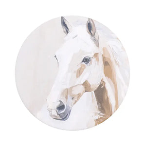 Saddle & Bloom Ceramic Coaster