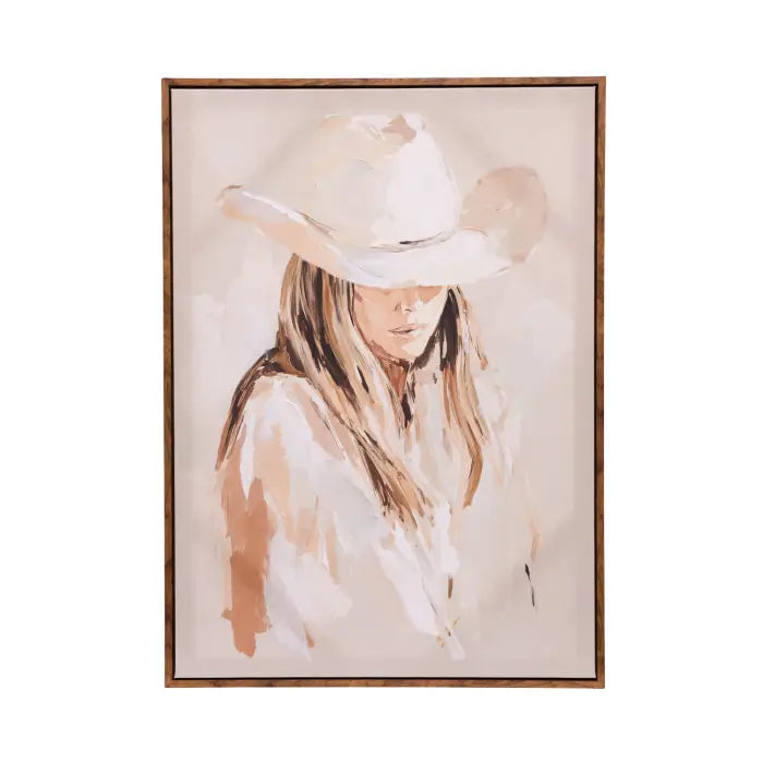 Saddle & Bloom Cowgirl Canvas 50x70