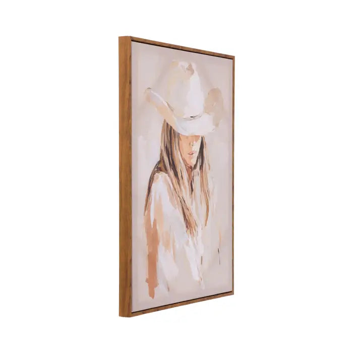 Saddle & Bloom Cowgirl Canvas 50x70
