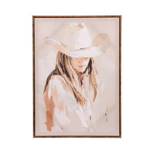 Saddle & Bloom Cowgirl Canvas 50x70