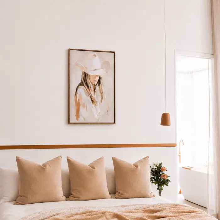 Saddle & Bloom Cowgirl Canvas 50x70