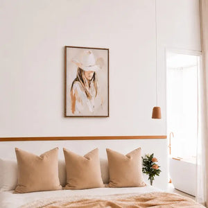 Saddle & Bloom Cowgirl Canvas 50x70