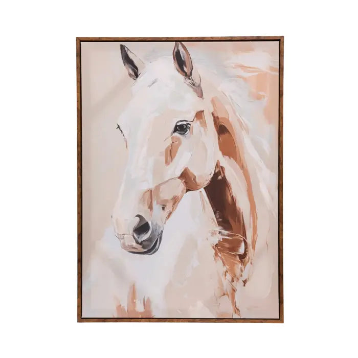 Saddle & Bloom Horse Canvas 50x70