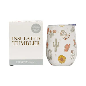 Saddle & Bloom Insulated Wine Tumbler