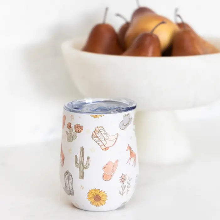 Saddle & Bloom Insulated Wine Tumbler