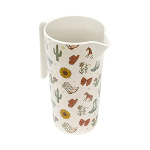 Saddle & Bloom Bamboo Melamine Cup & Jug Set