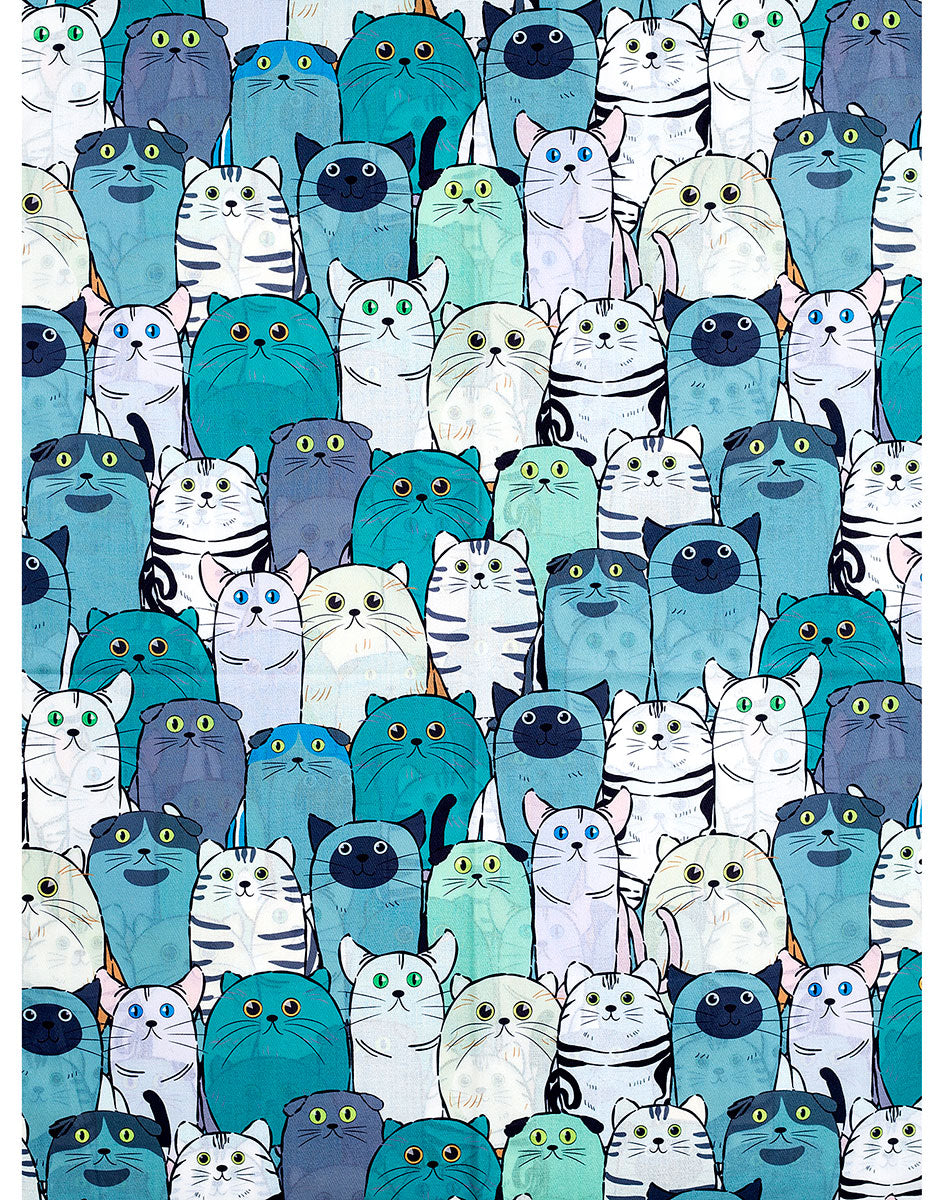 Cat Printed Scarf