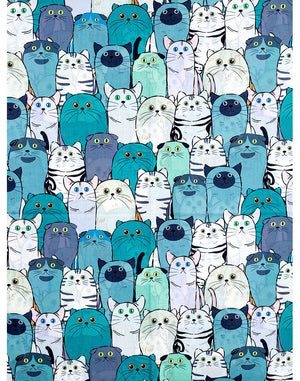 Cat Printed Scarf