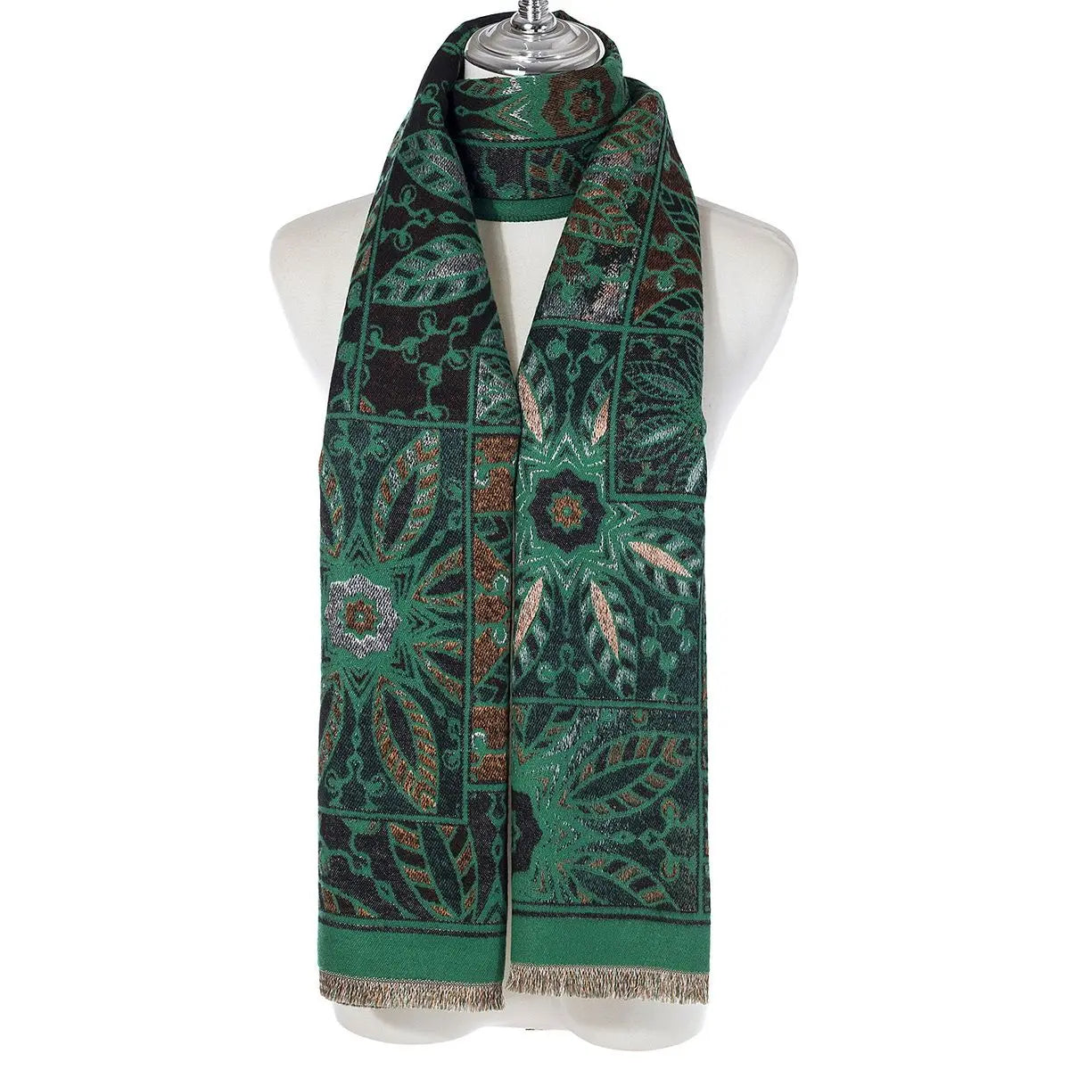 Floral Panel Scarf